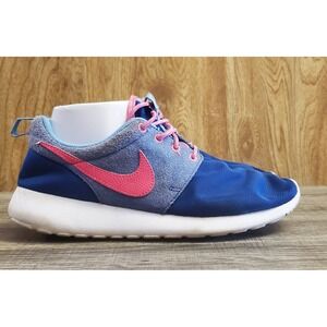 Nike Roshe One Running Shoes Youth Size 6.5Y Women 8 Blue
